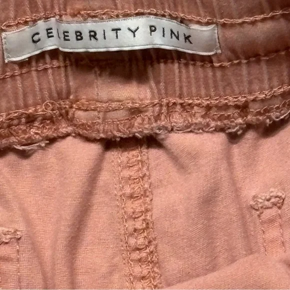 Celebrity Pink Womens Jogger Pants High
Rise Elastic Drawstring Waist Large - Picture 6 of 9